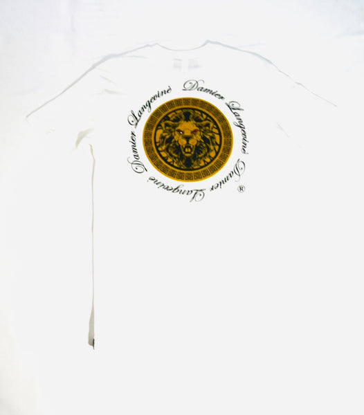 Crown Logo Emblem Short Sleeve T-Shirt in White