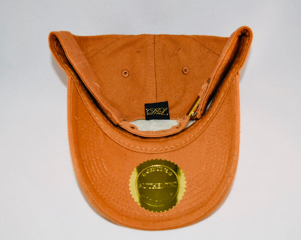 Signature Ruby Eye Lion-Emblem Medallion Tan Cap